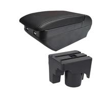 DIQXLGS Pour VW Pour Golf 6 Boîtier D'Accoudoir Pour S&CIROCCO Pour Sagitar Pour Golf 6 Pour Golf 5 Mk6 MK5 Pour Jetta 5 Boîtier D'Accoudoir Voiture(H All Black 4 USB)