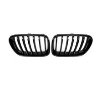 DIQXLGS Pour X3 X4 F25 F26 2011 2012 2013 2014 Grille à Lame Unique Pare-chocs Avant Calandre Rénale Noir Brillant