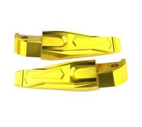 DIQXLGS Pour Y&amaha MT-07 2013 2014 2015 2016 2017 2018 2019 Rétroviseurs Passager Arrière CNC pour Motos Repose-Pieds Pédale(Or)