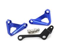 DIQXLGS Pour YAMAHA MT-07 FZ-07 MT FZ 07 2014-2023 Plaques D'obturation De Repose-pied Arrière Crochet De Course Moto Repose-pieds Pédales(Bleu)