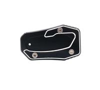 DIQXLGS Pour YAMAHA T-Max 560 TMAX 530 SX DX 2017-2022 Pompe De Béquille Latérale Moto Extension Repose-pied Support Plaque(NOIR)