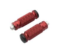 DIQXLGS Pour Yamaha YZF R1 R3 R6 R125 FZ1 FZ8 MT-07 MT09 Repose Pieds Moto Cale Pieds Arrière Pédale Pied Pédale Accessoires Pièce Modifiée(ROUGE)