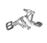 DIQXLGS Repose Pieds Arrière Moto En Alliage D'aluminium Support De Pied Pliable Passager Pour XADV X-adv 750 XADV750 2018 2019 2020(Silver Cray)