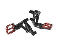 DIQXLGS Repose Pieds Arrière Moto En Alliage D'aluminium Support De Pied Pliable Passager Pour XADV X-adv 750 XADV750 2018 2019 2020(Noir rouge)