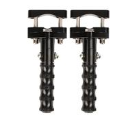 DIQXLGS Repose Pieds Avant Pivotant Patins D'autoroute Moto 22-28mm Pour R1200GS ADV R1250GS F800GS G310GS G650GS(NOIR)