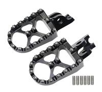 DIQXLGS Repose Pieds CNC Pour Moto Pédales Pour 450R 450X 250RX 450RX 250F 450L CR CRF 125R 150R 250R 250X MX(NOIR)