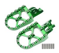 DIQXLGS Repose Pieds Moto Cross CNC Pieds Repose Pieds Pédales Pour 450R 450X 250RX 450RX 250F 450L CR CRF 125R 150R 250R 250X MX (Vert)