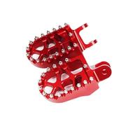 DIQXLGS Repose-pieds Tout Terrain Pour Transalp 600 XVR750 CRF230L XRV 750 650 CRF1000 Pour Africa Twin XR400R XR 650R 600R(ROUGE)