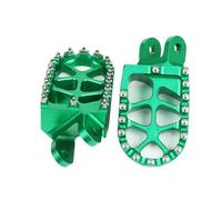DIQXLGS Repose-pieds Tout Terrain Pour Transalp 600 XVR750 CRF230L XRV 750 650 CRF1000 Pour Africa Twin XR400R XR 650R 600R(Vert)