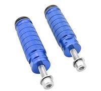 DIQXLGS Universal Moto M8 Repose-pieds 8mm Cale-pieds Motocross Arrière Accessoires(Bleu)