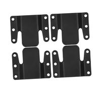Dirbak 4pcs Connecteurs de canapé/canapé en coupe, clips de canapé, universel, imbriqué, facile à installer, robuste, avec vis, pour le salon, bureau (4 PCS)