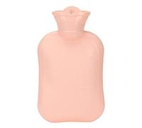 DIRBAK 500ML Hot Water Bag Thicken Soft PVC Explosion Proof Portable Large Warm Water Bottle for Winter (Roseate)