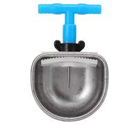 DIRBAK Abreuvoir à tétine Automatique, en Acier Inoxydable 304 avec Joint en Silicone, Conception Anti-Morsure pour Cage de Petits Animaux (S)