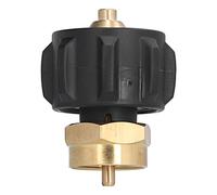 DIRBAK Adaptateur de Recharge coupleur de réservoir vanne de régulation de Cylindre en Laiton QCC1 réservoir de gaz à Remplissage Rapide pour Camping en Plein air Cuisine Chauffage