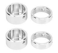 DIRBAK Couvercle d'extrémité de poignée d'équipement de Fitness en Alliage d'aluminium de 1 Pouce, Durable et Anti-Usure, 2 pièces pour entraîneur de poussée de Poitrine de Musculation