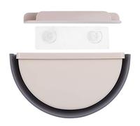 DIRBAK Cubo de basura colgante para puerta de gabinete de fregadero (Beige) | El bote de basura de cocina plegable se cuelga de la puerta del gabinete, ahorra espacio en el piso y contiene los desechos