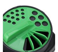 DIRBAK Efforqueur d'engrais à Main 2L 2 L de Grande capacité Portable Garden Shaker uniformément étalé l'engrais pour Le Jardinage ABS PP Matériau 14x24.5x10cm