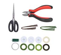 DIRBAK Ensemble d'outils floraux DIY 14 pièces avec fil de tige flexible et ciseaux
