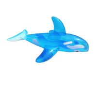 DIRBAK Flotteur de Piscine Gonflable Baleine, Grand Objet chevauchable, Flotteur de Natation Taille Adulte, Eau en PVC, 150x88x55cm.