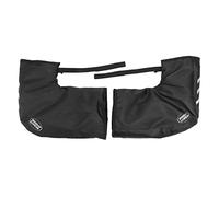 DIRBAK Gants de Guidon de Vélo Réfléchissants Chauds d'hiver Cyclisme Mitaines de Protection des Mains pour Motos Scooters Noir 12,3 oz Tissu Oxford 420D Paire de 2