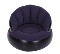 DIRBAK Inflatable Couch, with Ergonomic Backrest, for Camping, Patio Lounging (Dark Blue)