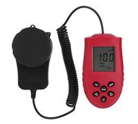 DIRBAK Luminomètre LCD portable HS1010A, photomètre numérique, luxmètre, photomètre, éclairement avec large plage de mesure de 1 à 200 000 lx, unité Lx ou FC commutable, pour laboratoire