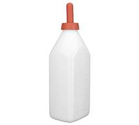 DIRBAK Mangeoire à Lait pour veaux Biberon d'allaitement pour veaux Type Vertical Portable 4L Grande capacité Plastique Durable Caoutchouc Équipement agricole pour bovins et veaux