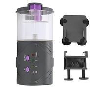 DIRBAK Mangeoire Automatique pour Poissons avec synchronisation Intelligente, Machine d'alimentation Automatique pour Aquarium, Aquarium avec Grand Seau et Deux méthodes de Fixation pour