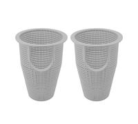 DIRBAK Panier filtrant de Pompe de Piscine, Ensemble de Remplacement de Panier de crépine en Plastique, Accessoire de Pompe 2 pièces pour systèmes de Piscine et de Spa