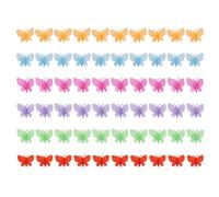 DIRBAK - Pinces à orchidées réglables en Plastique, 60 pièces, Clips de Support pour Plantes, tiges de Vigne, Treillis