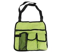 DIRBAK Plage Chaise accoudoir Sac Poches Pratique en Plein air Chaise Suspendue Pochette de Rangement pour Pique-Nique Camping Plage Voyages Vert 600D Oxford Tissu 12.5x13.0in