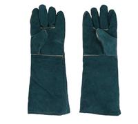 DIRBAK Protections pour Les Mains Lors du Soin des Animaux, en Cuir de bovin. Un Article de Couverture des Mains pour Animaux. Matériau Principal : Cuir épais. Extension pour l'avant-Bras