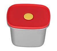 DIRBAK Stainless Steel Lunch Box with Compartments, 304 Steel and PP Container with Silicone Seal and Removable Inner Tray