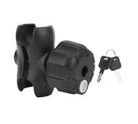 DIRBAK Support à rotule à Double Bras articulé, en Alliage d'aluminium Robuste avec Bouton antivol, Taille C de 1,5 Pouce pour Usage Marin