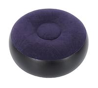 DIRBAK Tabouret Gonflable floqué, Repose-Pieds Multifonctionnel Portable pour Utilisation intérieure et extérieure, Design Compact 52 x 20 cm, Violet