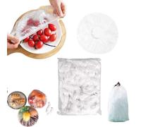 Dirctychop Reusable Fresh Keeping Bags, Reusable Fresh Keeping Bags/200p, Elastic Fresh Keeping Bags, Stretch Plastic Wrap Bowl Covers Large, Elastic Plastic Bowl Covers (100pcs)