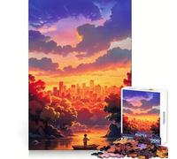 Dire au Revoir Puzzle de 1000 pièces pour Adultes Renforce la mémoire Moments Chaleureux Bords Nets Cadeau raffiné (38x26cm)