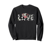Dire d'amour drôle avec tête de Vache Sarcastique Sweatshirt