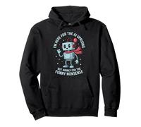 Dire drôle AI Uprising Principalement Drôle Absurdité Robot Joke Sweat à Capuche