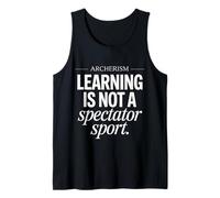 Dire drôle Apprendre n'est Pas Un spectateur Sport Archerisme Débardeur