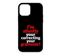 Dire drôle corrigeant silencieusement Votre Grammaire Coque pour iPhone 12 Mini