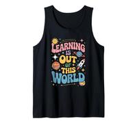 Dire drôle d'apprendre est Hors de ce Monde fusée Femmes Hommes Débardeur