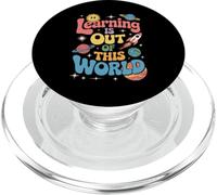 Dire drôle d'apprendre est Hors de ce Monde fusée Femmes Hommes PopSockets PopGrip pour MagSafe