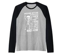 Dire drôle d'argumenter est Inutile, Je Vous Fais Juste Fou Manche Raglan