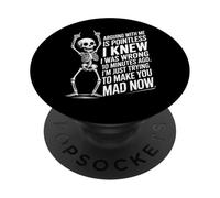 Dire drôle d'argumenter est Inutile, Je Vous Fais Juste Fou PopSockets PopGrip Adhésif