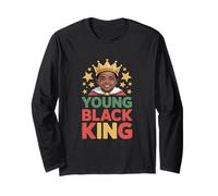 Dire drôle de Jeunes Stars de Black King Crown Manche Longue