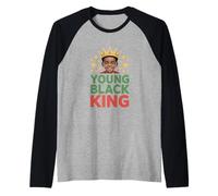 Dire drôle de Jeunes Stars de Black King Crown Manche Raglan