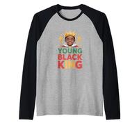 Dire drôle de Jeunes Stars de Black King Crown Manche Raglan