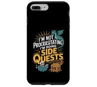 Dire drôle de ne Pas procrastiner Doing Side Quests Gamer Coque pour iPhone 7 Plus/8 Plus