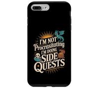 Dire drôle de ne Pas procrastiner Doing Side Quests Gamer Coque pour iPhone 7 Plus/8 Plus